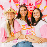Delta Zeta Craws for a Cause Colorblock Henley