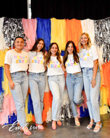 Delta Zeta Colorful Recruitment Tshirt