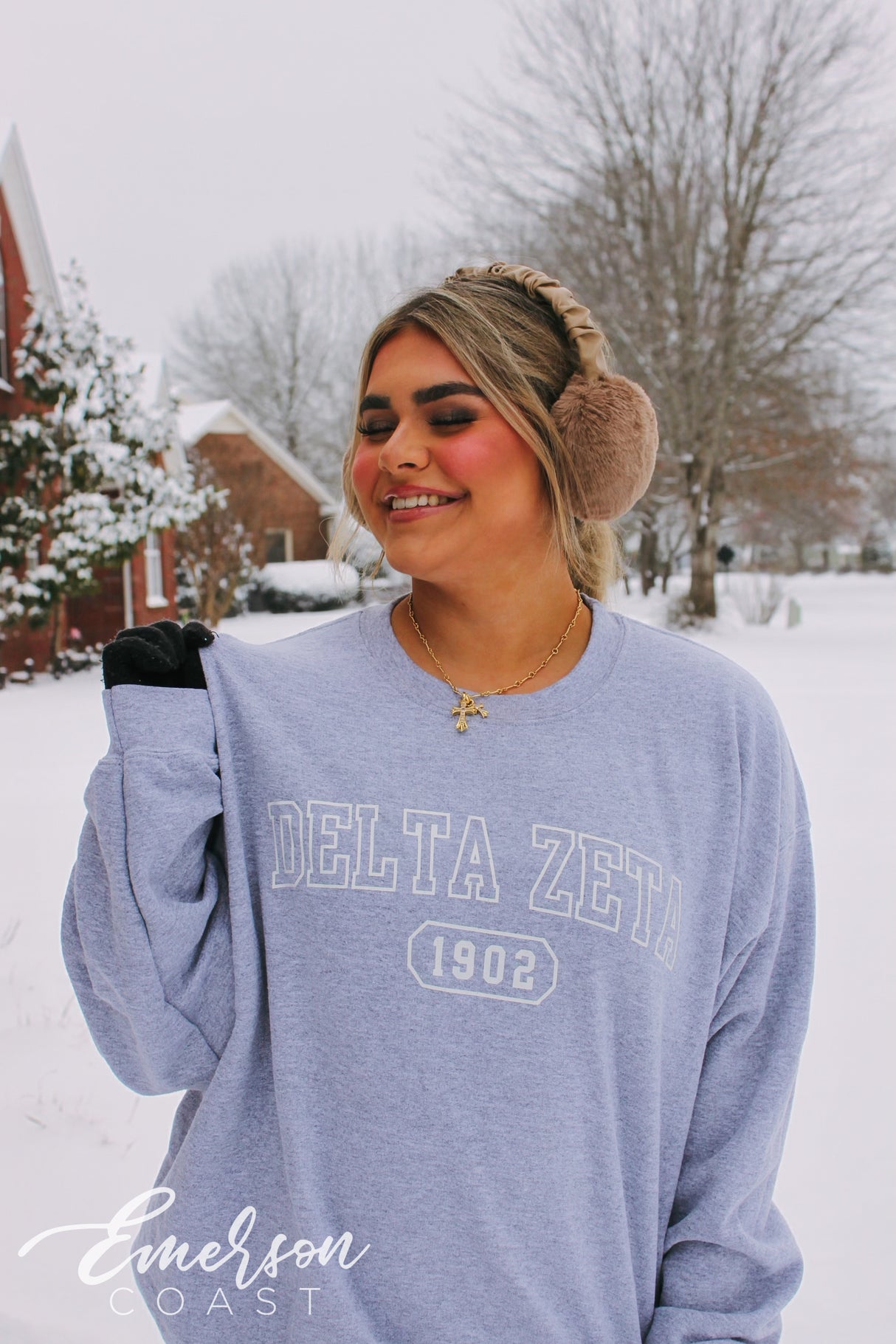 Delta Zeta Athletics Oversized Crew