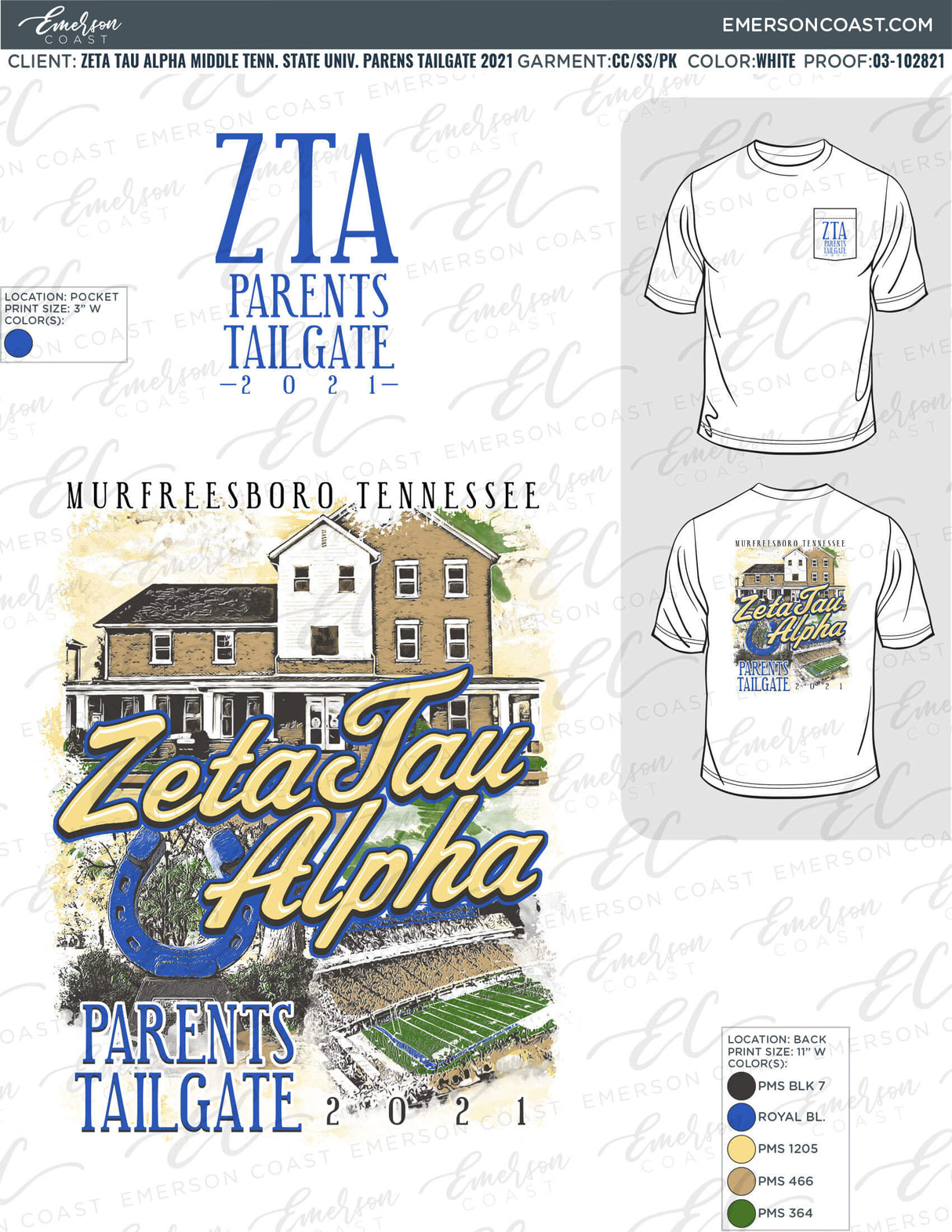 03-102821 Zeta Tau Alpha Middle Tennessee State University Parens Tailgate 2021