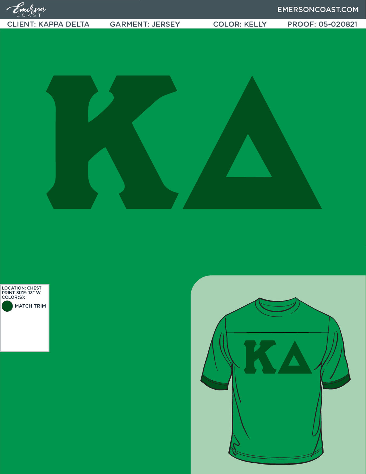 05-020821 Kappa Delta Louisiana State University Jersey 2021-01