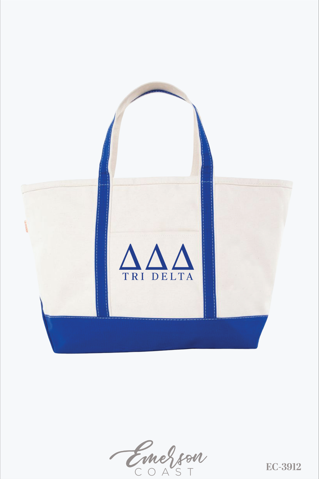 Delta Delta Delta Royal Blue Bid Day Tote T-Shirt