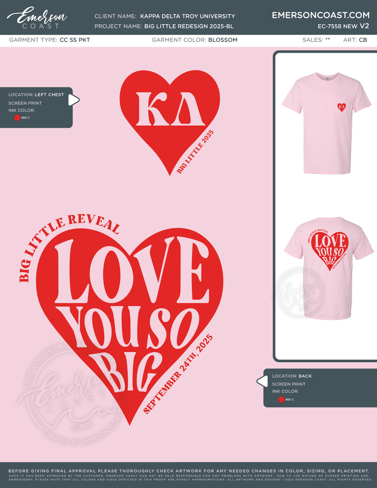 EC-7558 NEW Kappa Delta Troy University Big Little Redesign 2025-BL