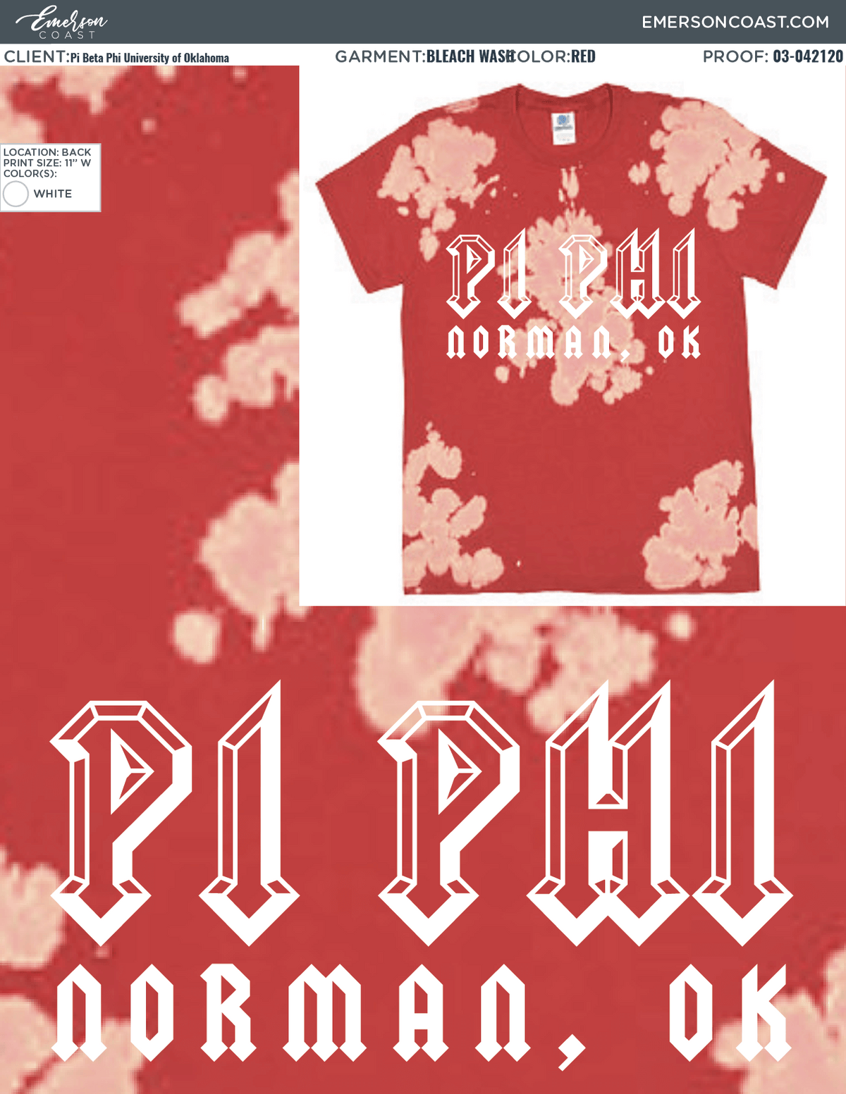 03-042120 Pi Beta Phi University of Oklahoma Bleach Wash 2020-01