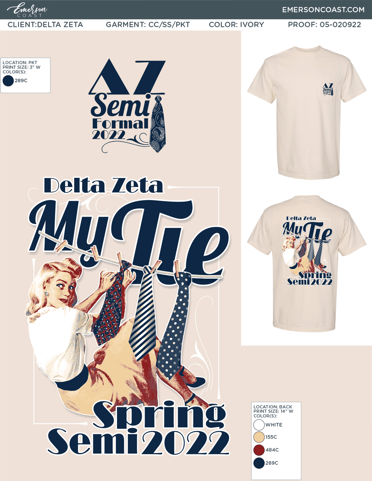 05-020922 Delta Zeta Tarleton State University My Tie 2022