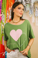 Gamma Phi Beta Heart Tee