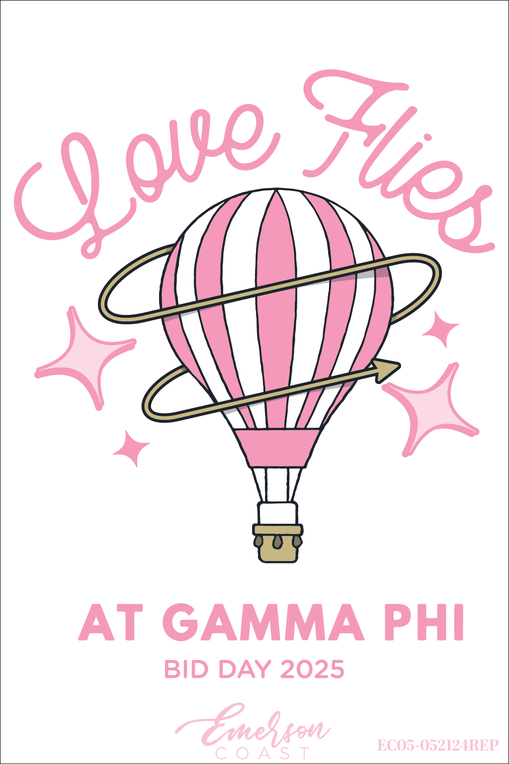 Gamma Phi Beta Love Flies At Gamma Phi Bid Day Tank T-Shirt