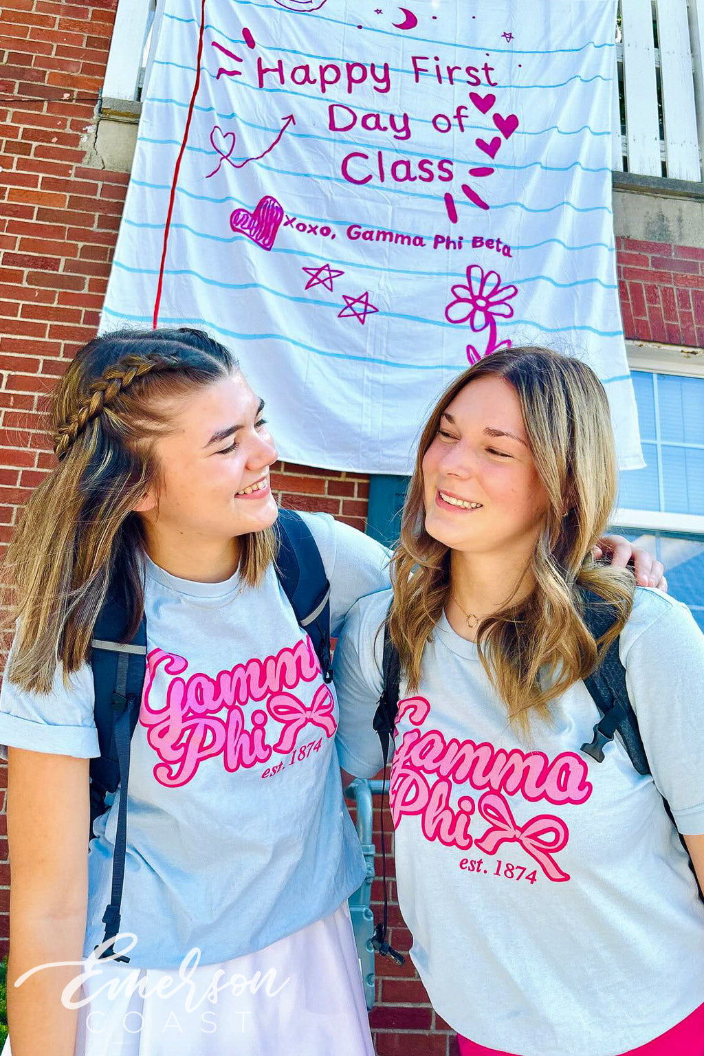 Gamma Phi Beta University of Kentucky First Day Of Class Tee