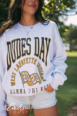 Gamma Phi Beta Dudes Day Vintage Sweatshirt