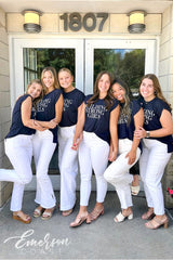 Gamma Phi Beta Building Strong Girls Rolled Cuff Tee
