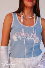 Gamma Phi Cup Of Tea Bid Day Lace Tank
