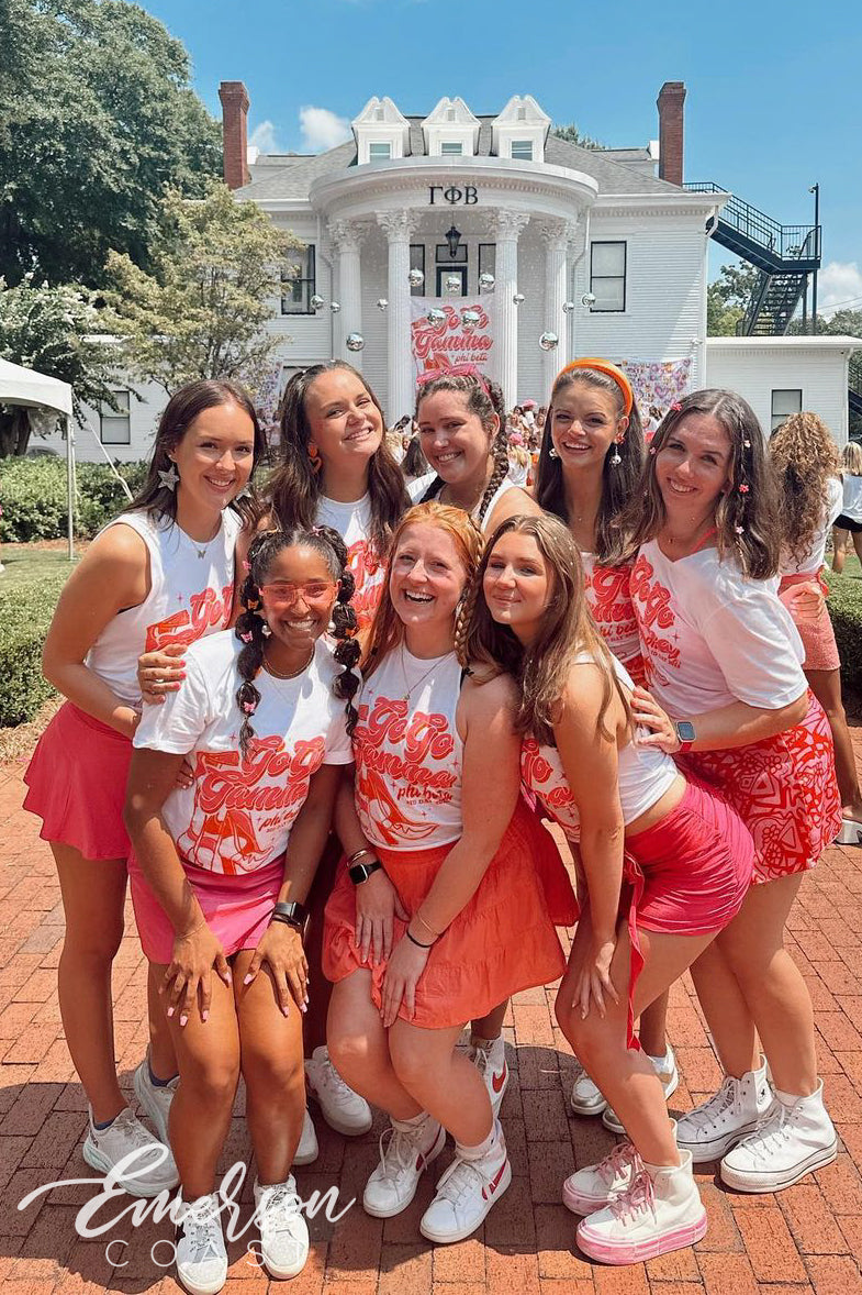 Gamma Phi Beta Go Go Gphi Bid Day Tee