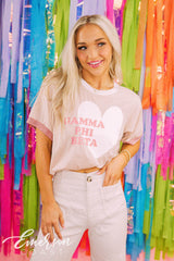 Gamma Phi Beta Recruitment Simple Heart Colorblock Ringer