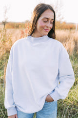 Emerson Coast Gray Reversible Mock Neck
