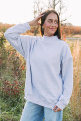 Emerson Coast Gray Reversible Mock Neck
