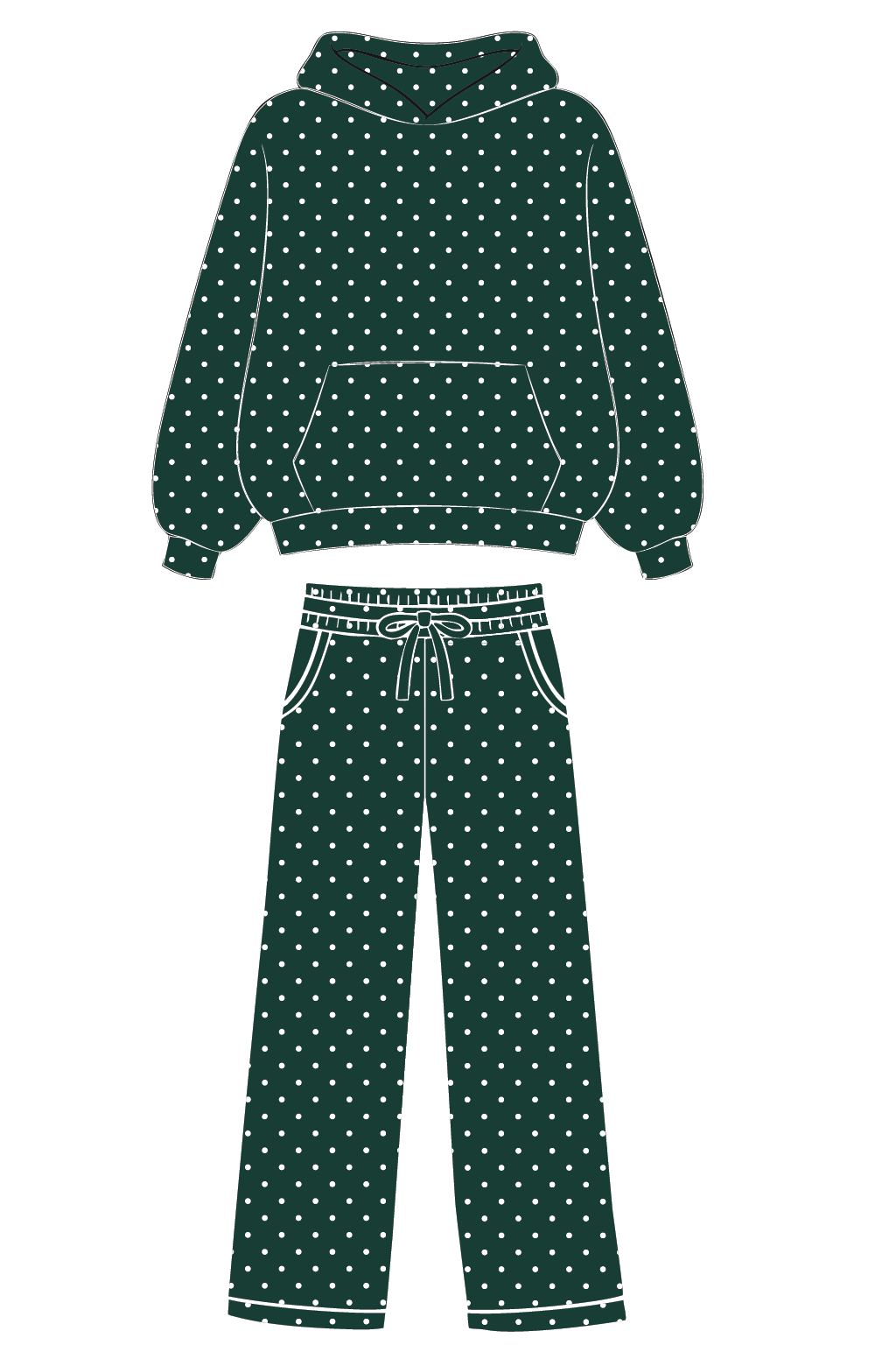 Green Polka Dot