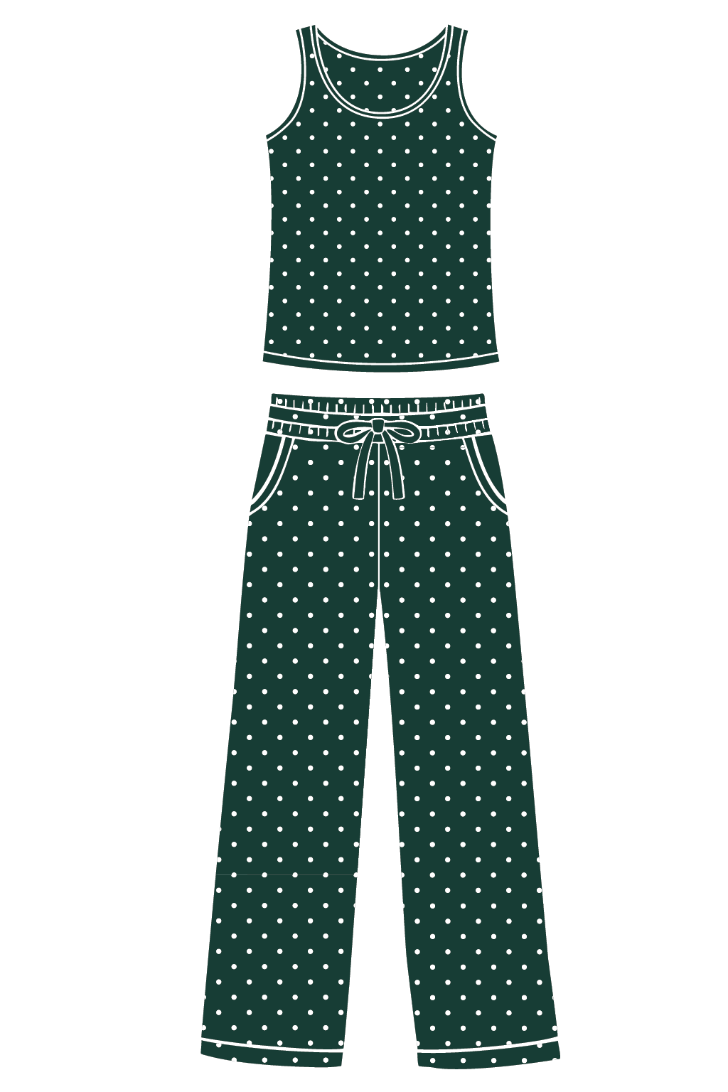 Green Polka Dot