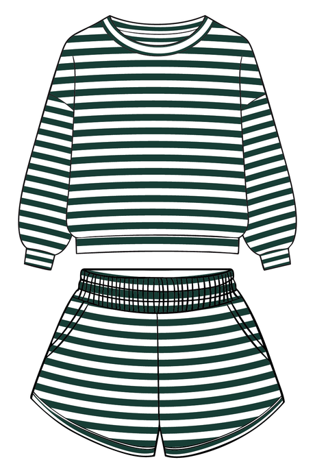 Green Striped