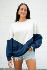 Emerson Coast Half and Half Pullover Sweatshirt