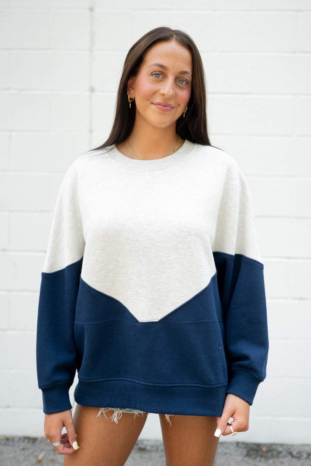 Emerson Coast Half and Half Pullover Sweatshirt