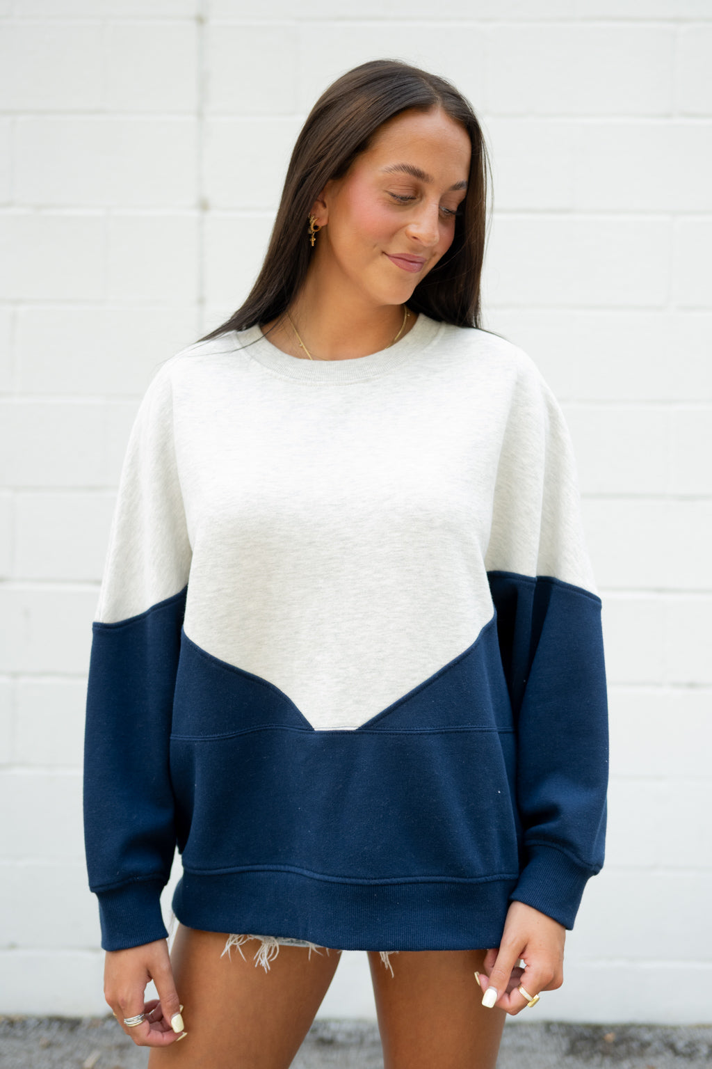 Emerson Coast Half and Half Pullover Sweatshirt