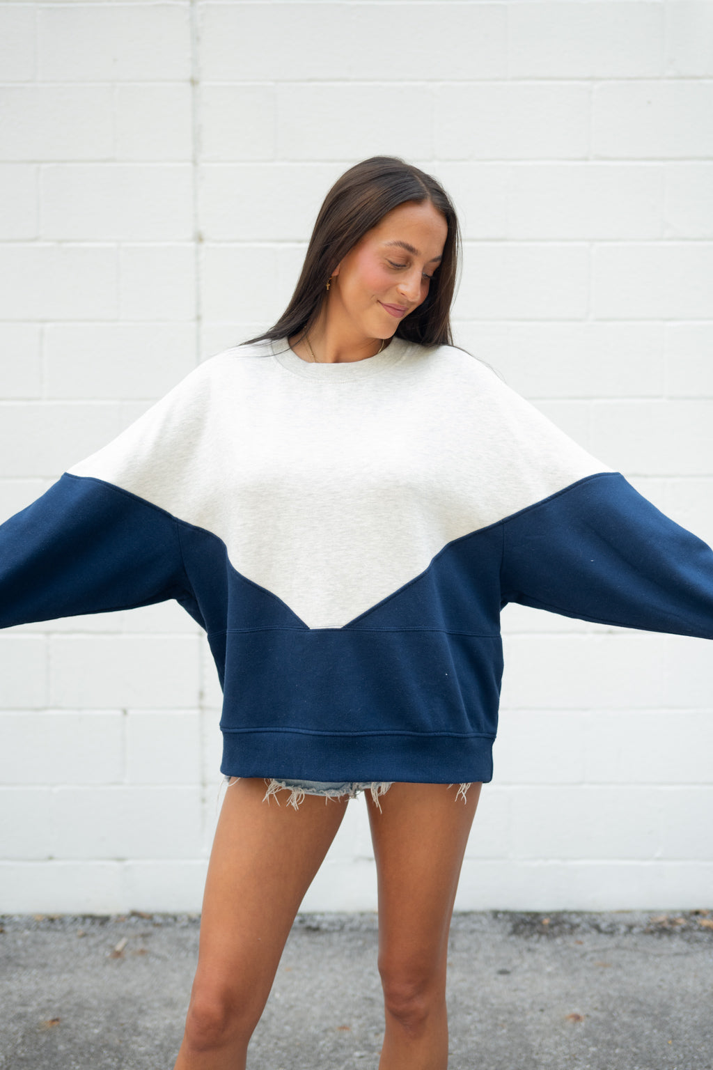 Emerson Coast Half and Half Pullover Sweatshirt