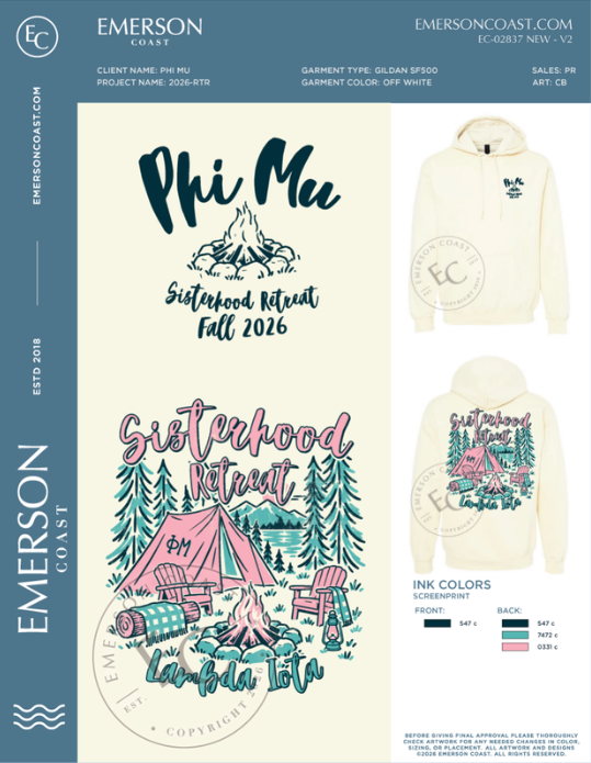 EC-02837 NEW Phi Mu East Carolina University Sisterhood Retreat 2026-RTR
