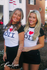 Alpha O I Love New York Bid Day Baby Tee