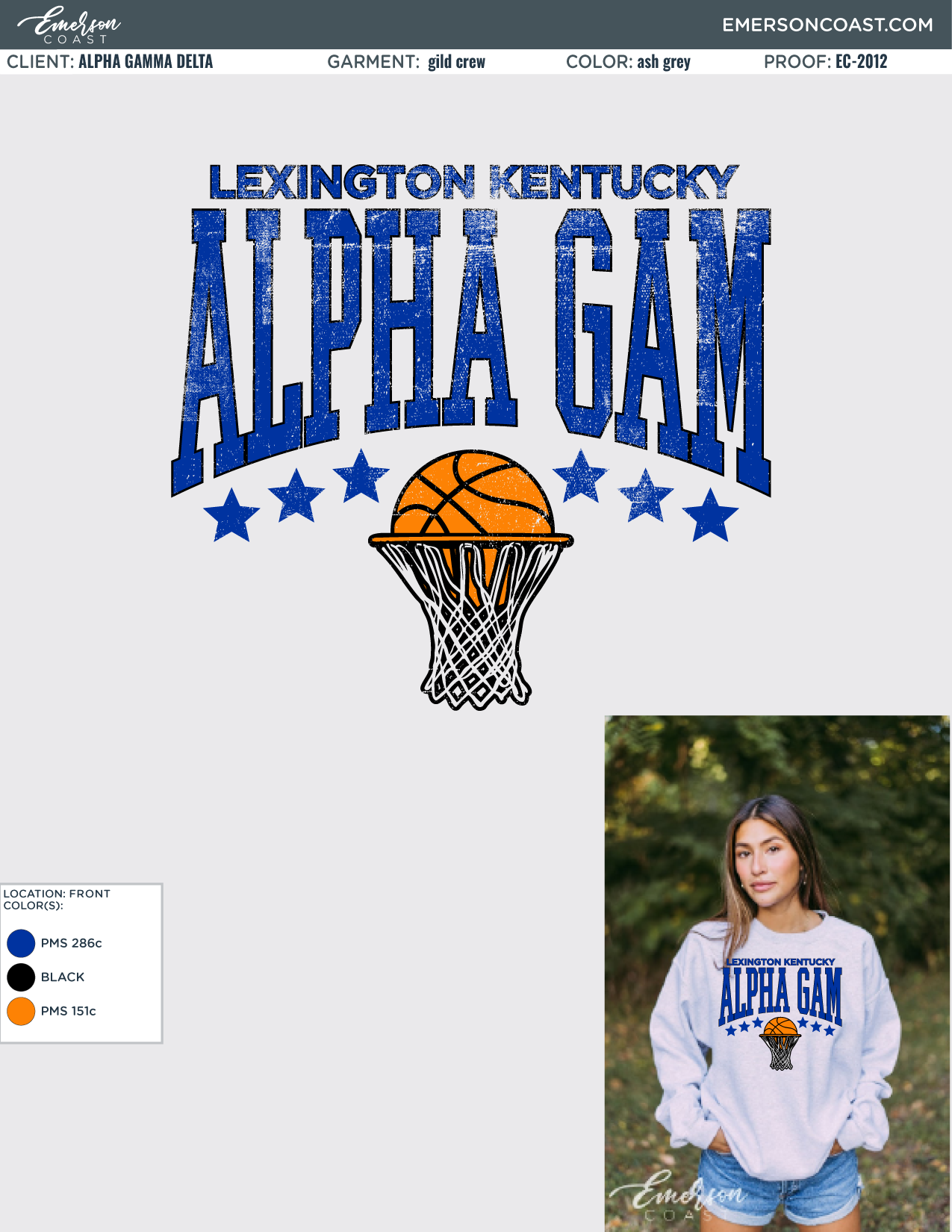 EC-2012 NEW Alpha Gamma Delta University of Kentucky Basketball PR 2024-PR