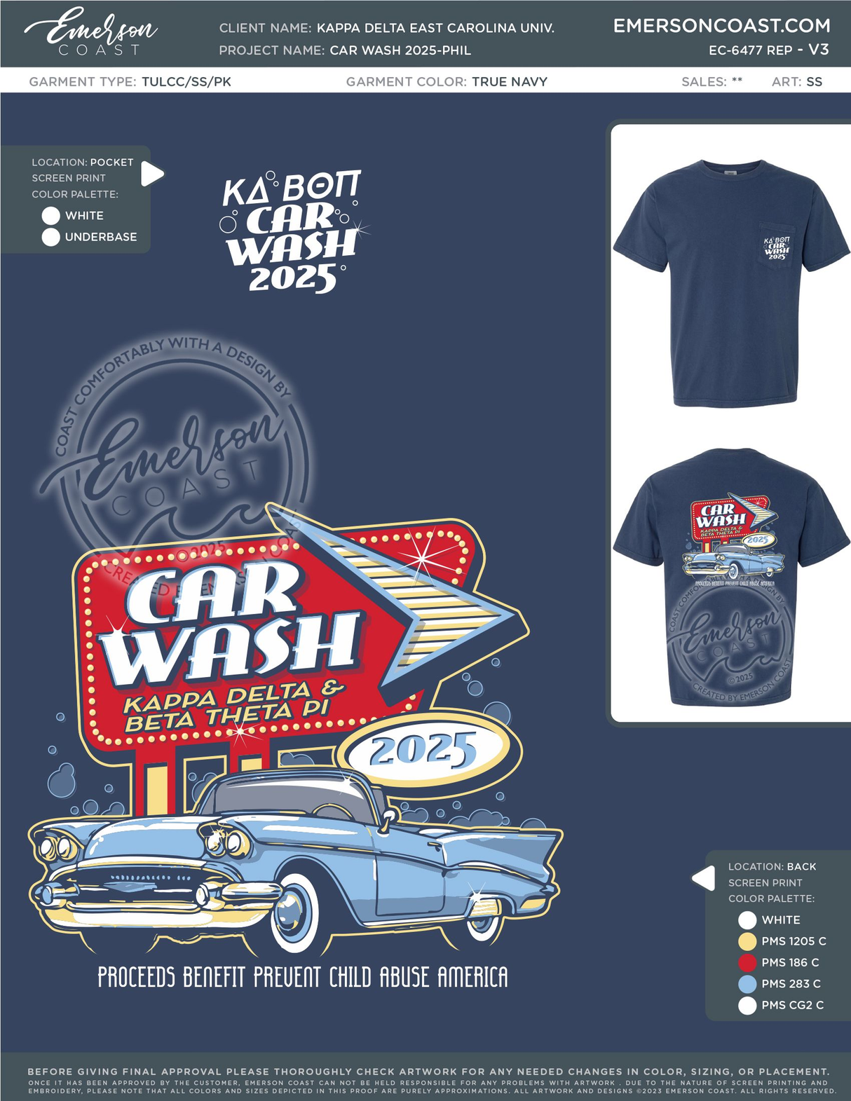 EC-6477 REP Kappa Delta East Carolina University Car Wash 2025-PHIL REORDER