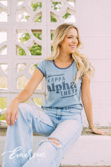 Kappa Alpha Theta Blue Baby Ringer