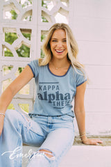 Kappa Alpha Theta Blue Baby Ringer