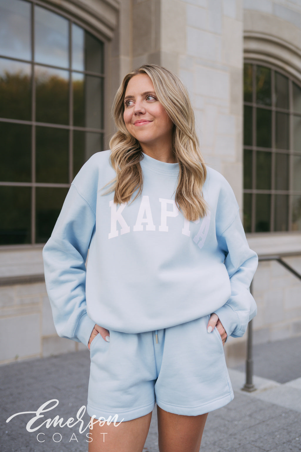 Kappa Varsity Light Blue Breeze Set