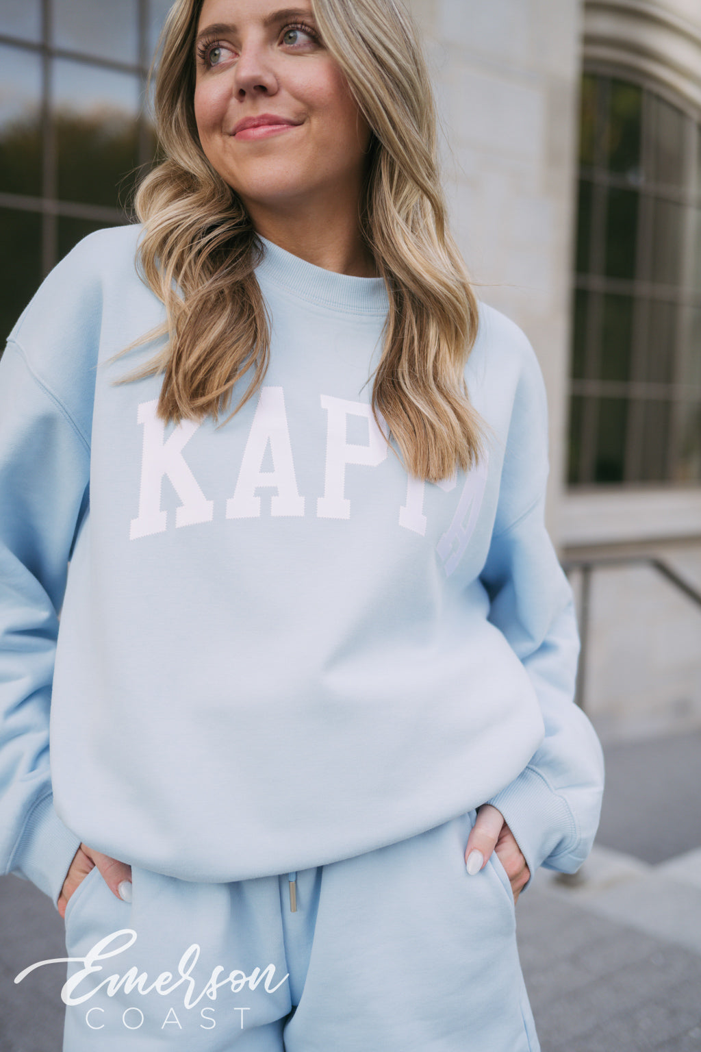 Kappa Varsity Light Blue Breeze Set