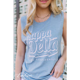 Kappa Delta Go Confidently Blue Tank