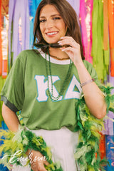 Kappa Delta Colorblock Ringer Letter Jersey