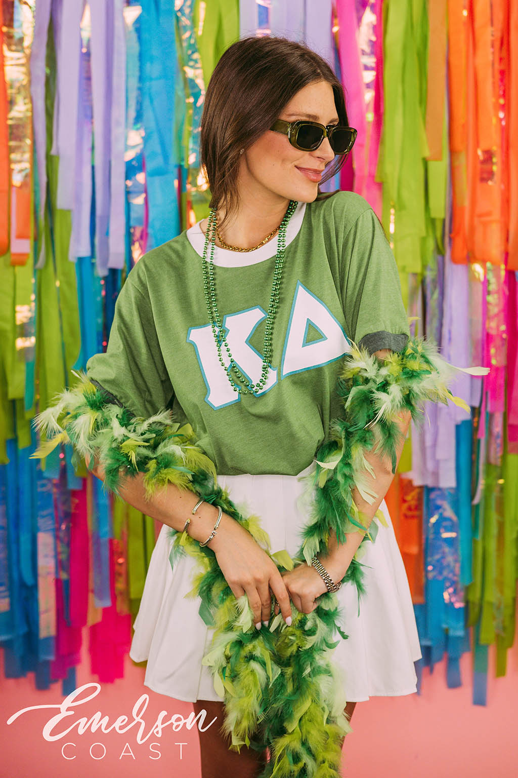 Kappa Delta Colorblock Ringer Letter Jersey