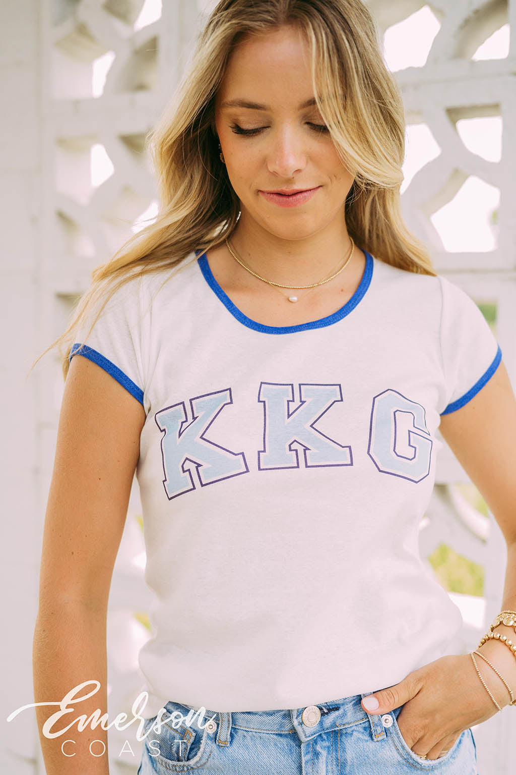 Kappa Kappa Gamma Letters Baby Ringer