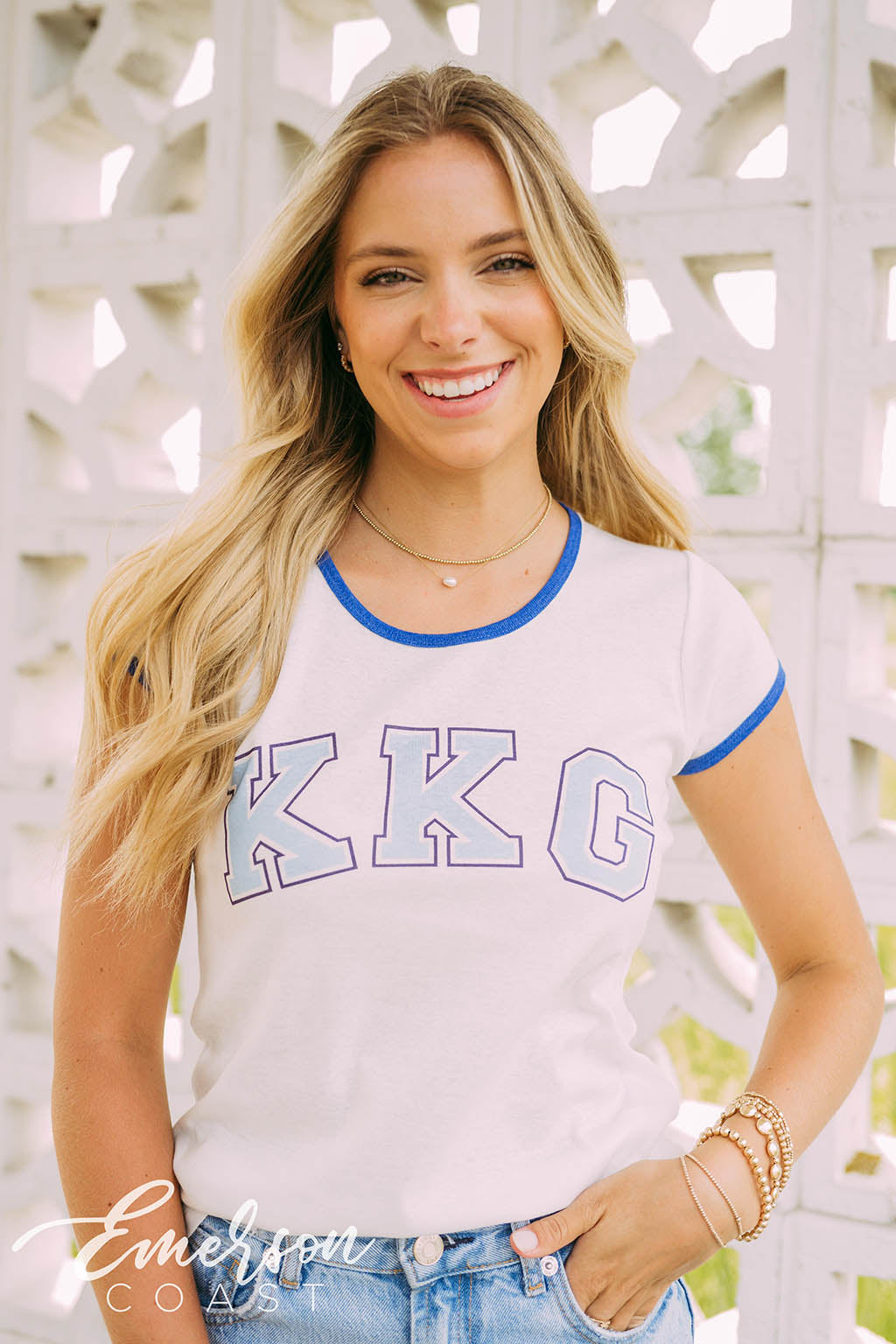 Kappa Kappa Gamma Letters Baby Ringer