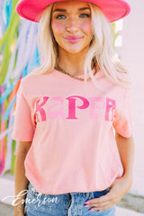 Kappa Monochromatic Pink Tee
