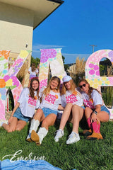Kappa Alpha Theta Kansas State University Tropical Bid Day Tee