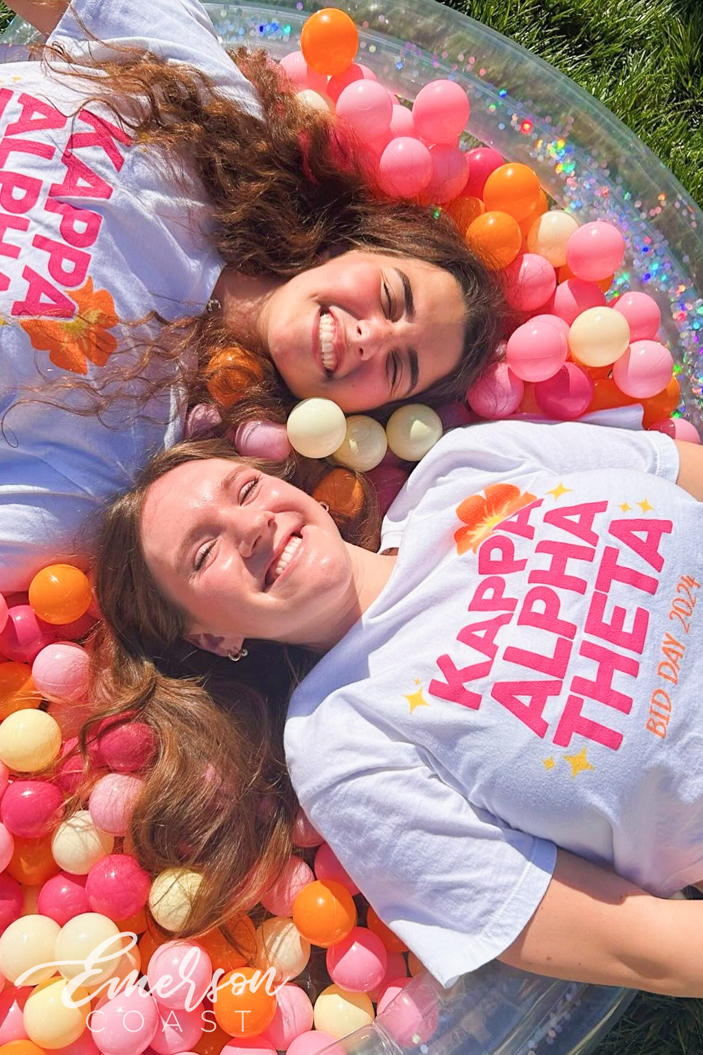 Kappa Alpha Theta Kansas State University Tropical Bid Day Tee