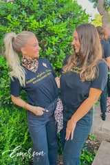 Kappa Alpha Theta Texas Tech University Black Recruitment T-Shirt