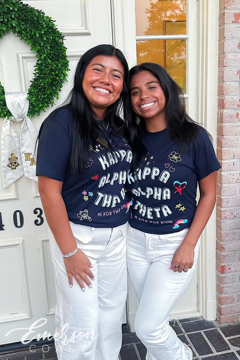 Kappa Alpha Theta Louisiana State University Theta Is For The Kids Tee