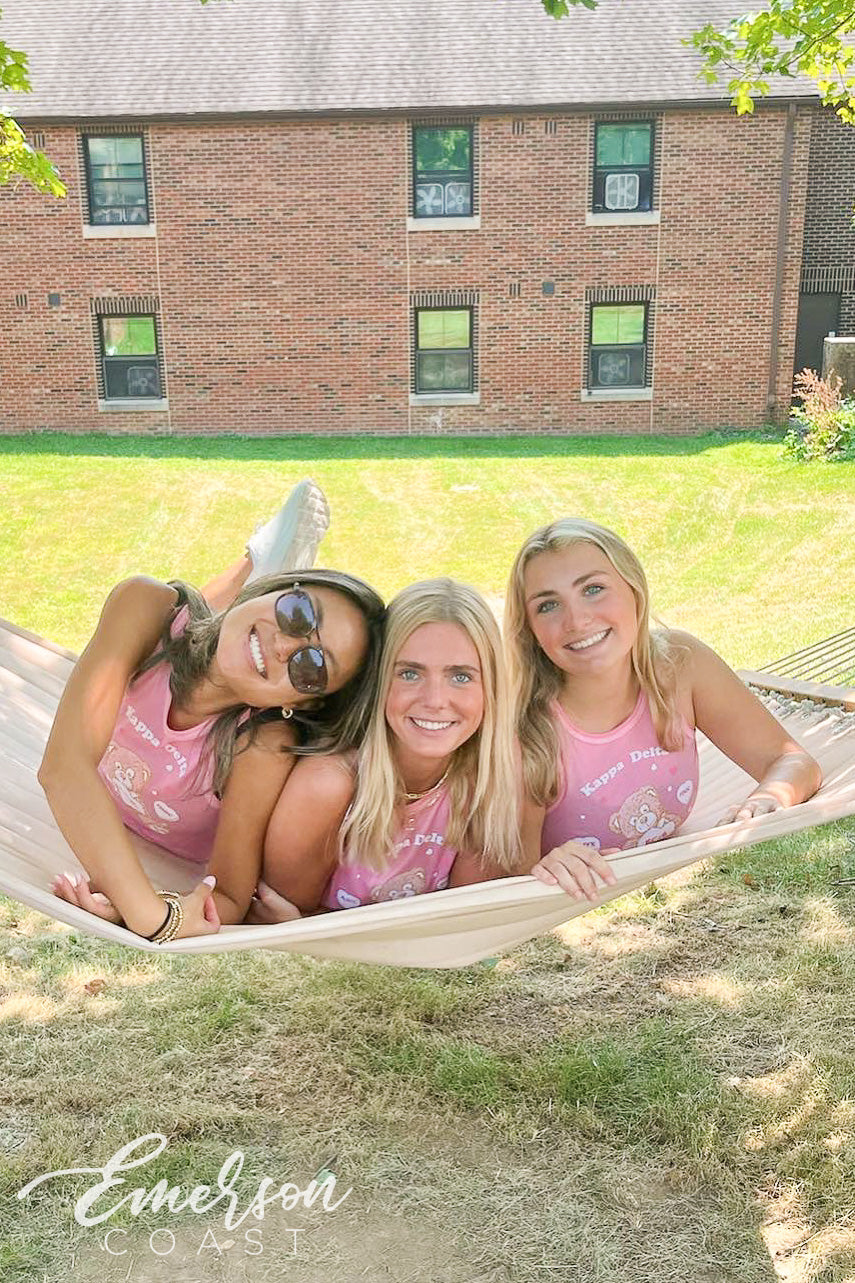 Kappa Delta Virginia Tech University First Day Of Class Pink Baby Tank