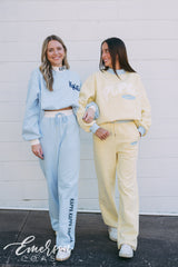 Kappa Light Blue Embroidered Mockneck and Pants Set