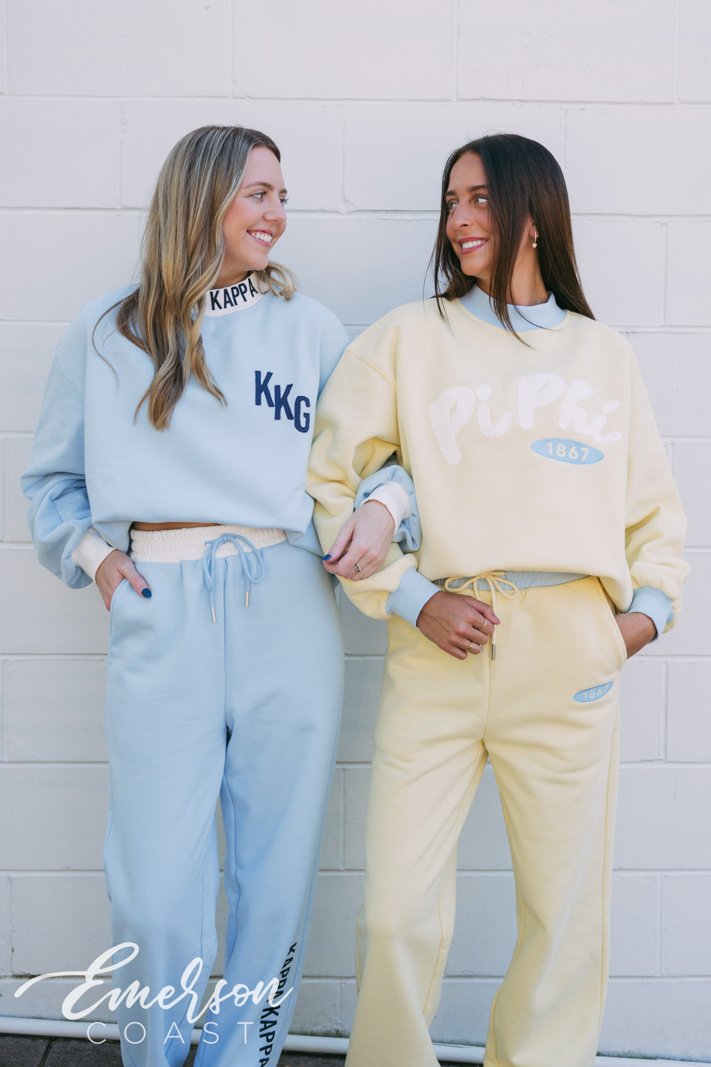 Kappa Light Blue Embroidered Mockneck and Pants Set