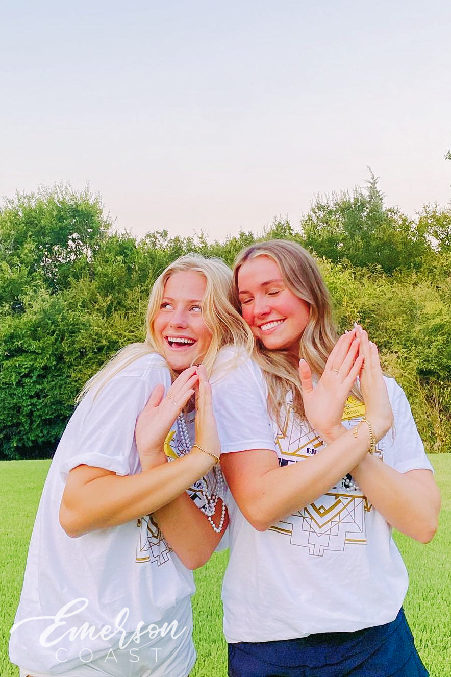 Kappa Alpha Theta Great Katsby Bid Day Tee