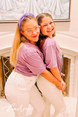 Kappa Alpha Theta You are Enough Lavender Henley