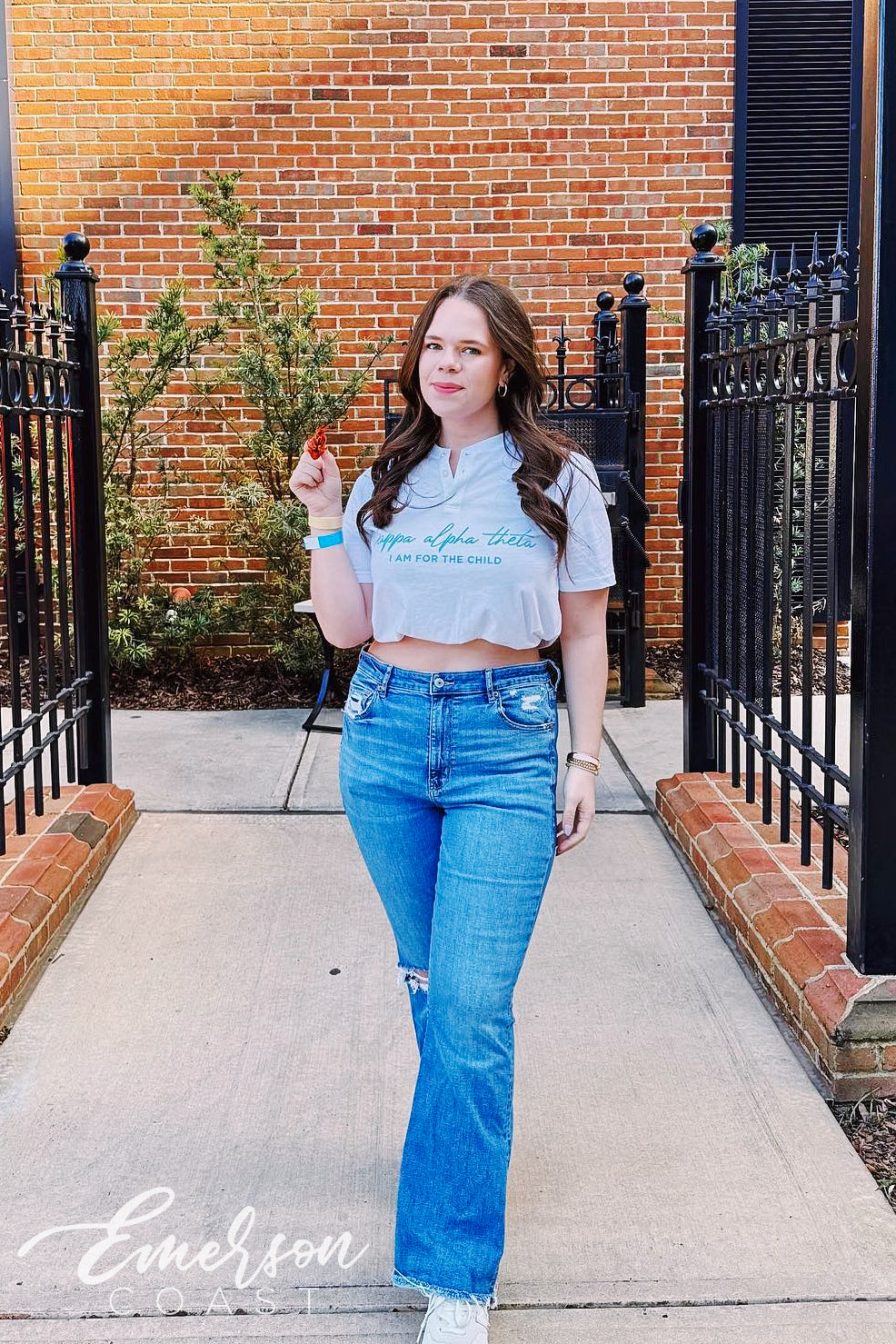 Kappa Alpha Theta I Am For The Child Henley